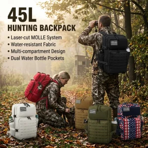 45L Large Capacity Tactical Backpack
