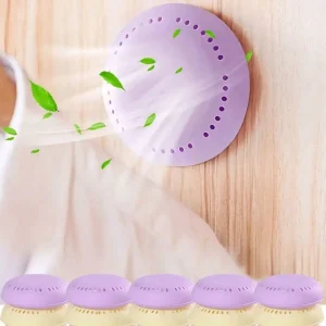 10pcs Long-Lasting Fragrant Air Fresheners, With Included Holders - Solid Color Scented Air Freshener Sheets For Home, Car, Bathroom, Bedroom, Closet And Toilet (Random Color Holders Included)